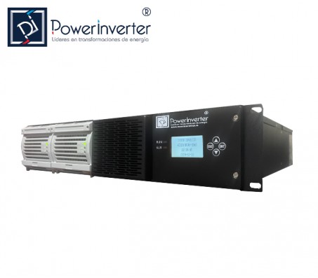 CARGADOR DE BATERIA 220VAC - 48VDC/60A TELECOMUNICACIONES Rack19"